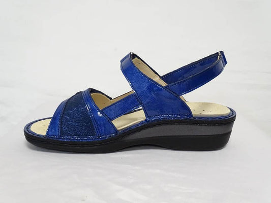 Ecosanit Egitto blu sandalo donna  Atelier Sanitario  Made in Italy